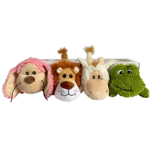 Cozies Play Pack Dog Toys, 4-Pack